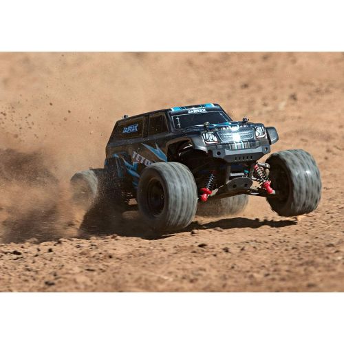 트랙사스 Traxxas 76054-5-BLK Teton 1/18 Scale 4WD Truck Fully Assembled Ready to Run 2.4G