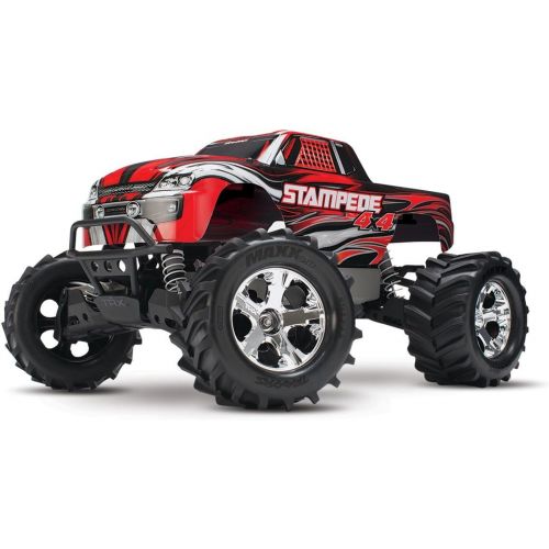 트랙사스 Traxxas Stampede 4X4: 1/10 Scale 4wd Monster Truck with TQ 2.4GHz Radio, Red