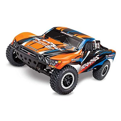 트랙사스 58034-1 - Slash: 1/10-Scale 2WD Short Course Racing Truck. Ready-to-Race with TQ 2.4GHz Radio System and XL-5 ESC (FWD/rev). Includes: 7-Cell NiMH 3000mAh Traxxas Battery