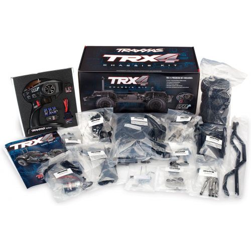 트랙사스 Traxxas 1/10 Scale TRX-4 Trail and Scale Crawler Chassis Kit with 2.4GHz TQi Radio