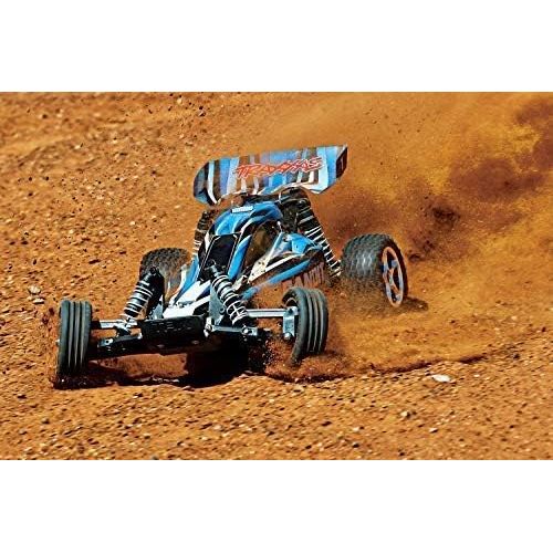 트랙사스 Traxxas Bandit, RC Buggy, 1/10 Scale, 35+ mph, Blue