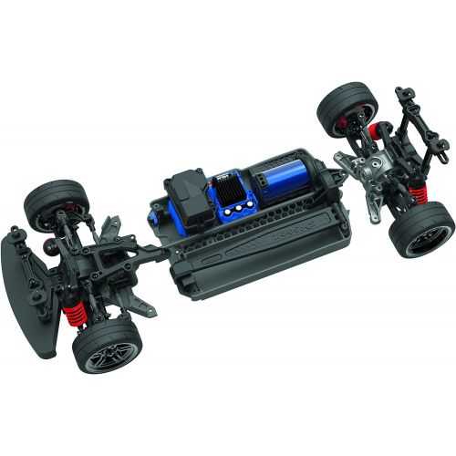 트랙사스 Traxxas Automobile Electric AWD Remote Control Brushless 4-Tec 2.0 VXL Race Car Chassis with TQi 2.4GHz radio and TSM, Size 1/10