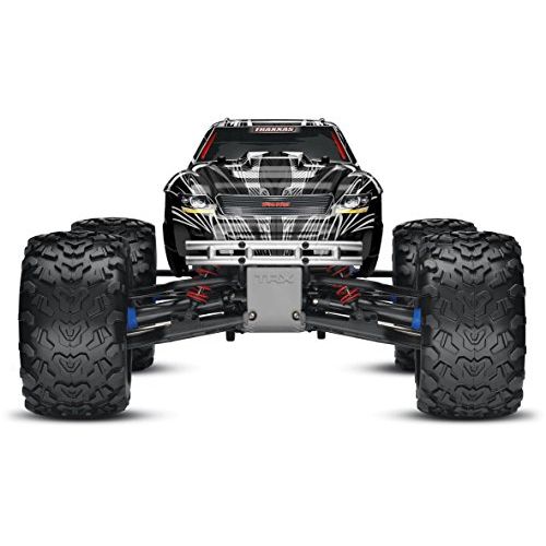 트랙사스 Traxxas T-Maxx 3.3: 1/10 Scale Nitro-Powered 4WD Monster Truck with TQi 2.4GHz Radio and TSM, Black