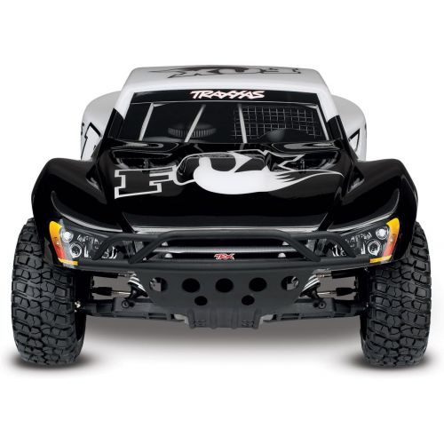 트랙사스 Traxxas 58076-4 Fox Scale Slash 2WD 1/10 Brushless Short Course Truck with TQi 2.4GHz Radio and TSM, Fox