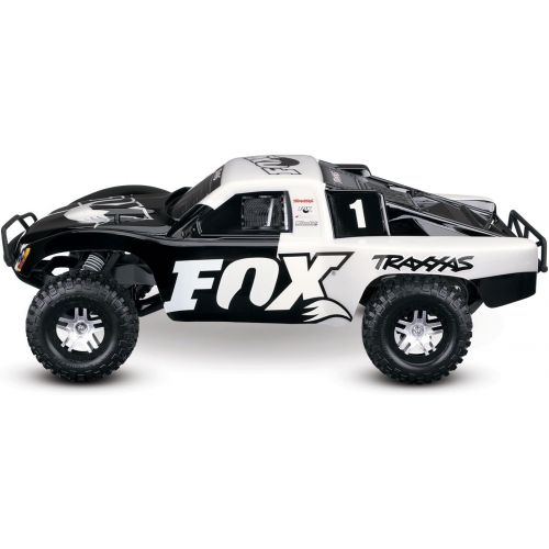 트랙사스 Traxxas 58076-4 Fox Scale Slash 2WD 1/10 Brushless Short Course Truck with TQi 2.4GHz Radio and TSM, Fox