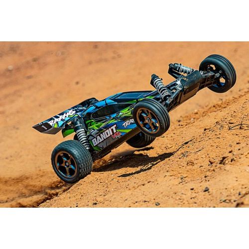 트랙사스 Traxxas Bandit VXL: 1/10 Scale Off-Road Buggy with TQi Link Enabled 2.4GHz Radio System & Traxxas Stability Management (TSM)