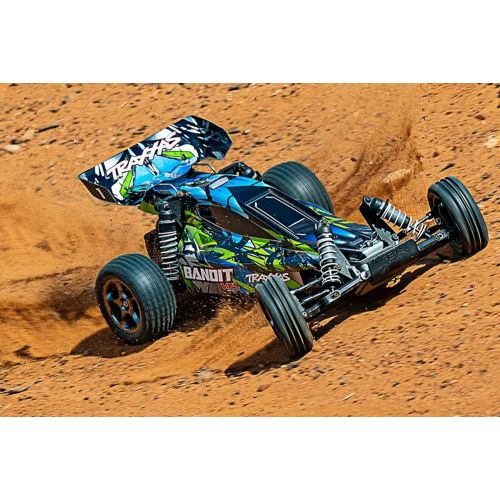 트랙사스 Traxxas Bandit VXL: 1/10 Scale Off-Road Buggy with TQi Link Enabled 2.4GHz Radio System & Traxxas Stability Management (TSM)