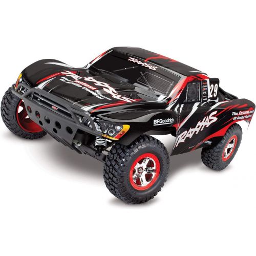 트랙사스 Traxxas Slash 1/10 Scale 2WD Short Course Racing Truck with TQ 2.4GHz Radio System, RED