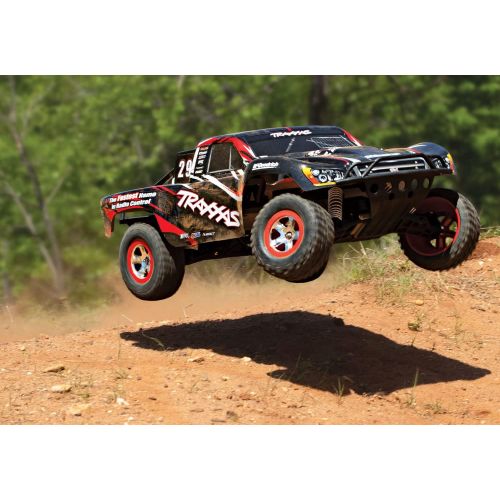 트랙사스 Traxxas Slash 1/10 Scale 2WD Short Course Racing Truck with TQ 2.4GHz Radio System, RED