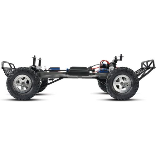 트랙사스 Traxxas 1/10 Slash 2WD RTR with 2.4GHz Radio (No Battery), Blue/Silver