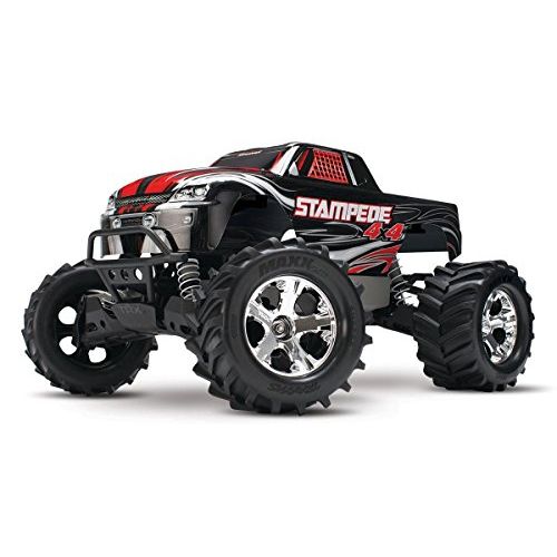 트랙사스 Traxxas Stampede 4X4: 1/10 Scale 4wd Monster Truck with TQ 2.4GHz Radio, Black