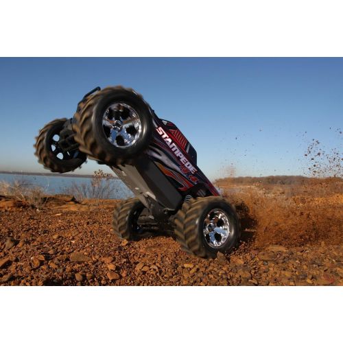 트랙사스 Traxxas Stampede 4X4: 1/10 Scale 4wd Monster Truck with TQ 2.4GHz Radio, Black