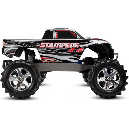 트랙사스 Traxxas Stampede 4X4: 1/10 Scale 4wd Monster Truck with TQ 2.4GHz Radio, Black