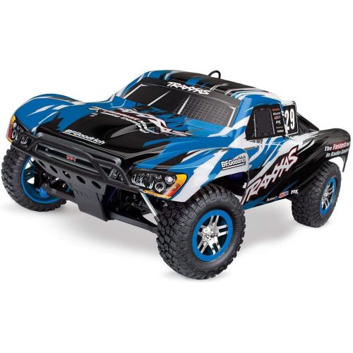 트랙사스 Traxxas 59076-3-BLUE Slayer Pro 4x4 Blue TRX 3.3 Engine w/EZ-Start 2 Speed Tran