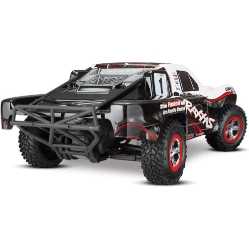 트랙사스 Traxxas Slash 110-Scale 2WD Short Course Racing Truck with TQ 2.4GHz Radio and OBA, White