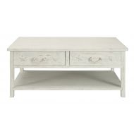 Treasure Trove Two Drawer Cocktail Table, Cream