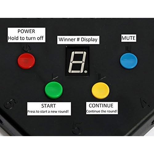  Trebisky Quiz Answer Game Buzzer Standalone System w LED Light buttons 8-Player 3ft cables Who’s first (System 2nd Gen)