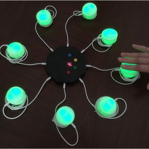  Trebisky Quiz Answer Game Buzzer Standalone System w LED Light buttons 8-Player 3ft cables Who’s first (System 2nd Gen)