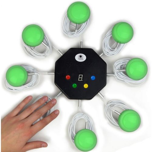  Trebisky Quiz Answer Game Buzzer Standalone System w LED Light buttons 8-Player 3ft cables Who’s first (System 2nd Gen)