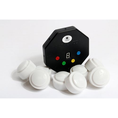  Trebisky Quiz Answer Game Buzzer Standalone System w LED Light buttons 8-Player 3ft cables Who’s first (System 2nd Gen)