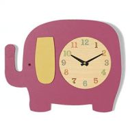 Tree by Kerri Lee Elephant Clock, Raspberry