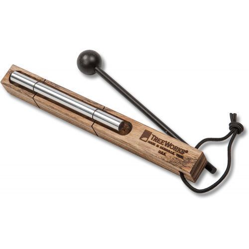  Treeworks Chimes (MADE IN U.S.A.) Single Tone Energy Chime for Meditation and Classroom Use-Includes mallet and cord handle (TRE410)