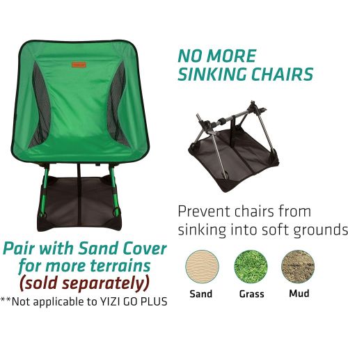 트렉 [아마존 핫딜]  [아마존핫딜]Trekology YIZI GO Portable Camping Chair - Compact Ultralight Folding Backpacking Chairs, Small Collapsible Foldable Packable Lightweight Backpack Chair in a Bag for Outdoor, Camp,