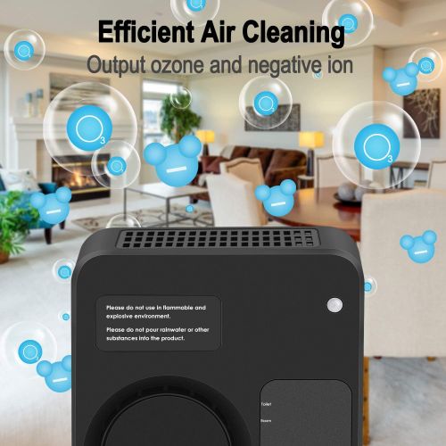 트렉 [아마존 핫딜] [아마존핫딜]TREKOO Air Purifier Home Air Ionizer Ozone Generator Odor Remover Deodorizer for Bedroom Living Room Restroom Office