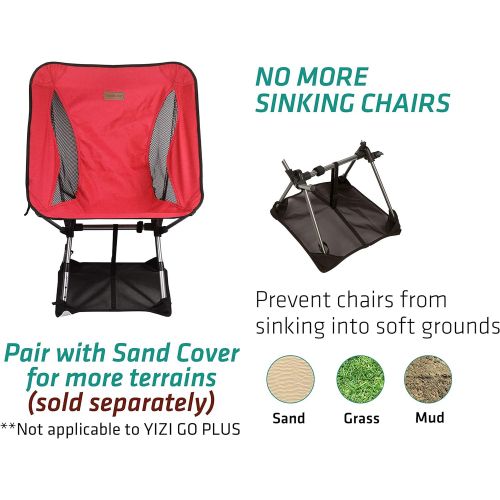 트렉 [아마존 핫딜] [아마존핫딜]Trekology YIZI GO Portable Camping Chair - Compact Ultralight Folding Backpacking Chairs, Small Collapsible Foldable Packable Lightweight Backpack Chair in a Bag for Outdoor, Camp,