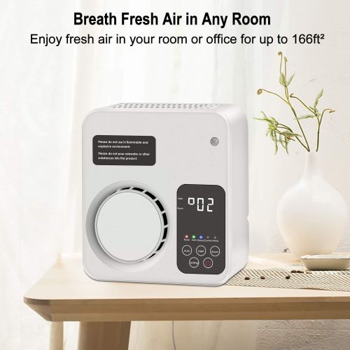 트렉 [아마존핫딜][아마존 핫딜] TREKOO Air Purifier Home Air Ionizer Ozone Generator Odor Remover Deodorizer for Bedroom Living Room Restroom Office, White