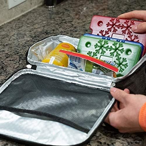 트렉 TrekProof Ice Packs for Lunch Bags and Coolers Bento Lunch Box, Cooler Bag for Work, School, Picnic or Camping Reusable Small Freezer Ice Pack for Cooler or Ice Pack for Lunch Box Kid Friend