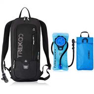 Trekoo Hydration Pack Backpack with 2L Hydration Water Bladder and Cooler Bag - Lightweight Mountain Biking Backpack - 10L Bicycle Daypack for Day Hiking Running Cycling Hunting Climbing