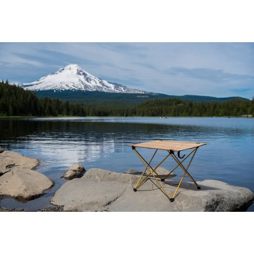 트렉 Trekology Foldable Camping Picnic Tables - Portable Compact Lightweight Folding Roll-up Table in a Bag - Small, Light Easy to Carry Camp, Beach, Outdoor