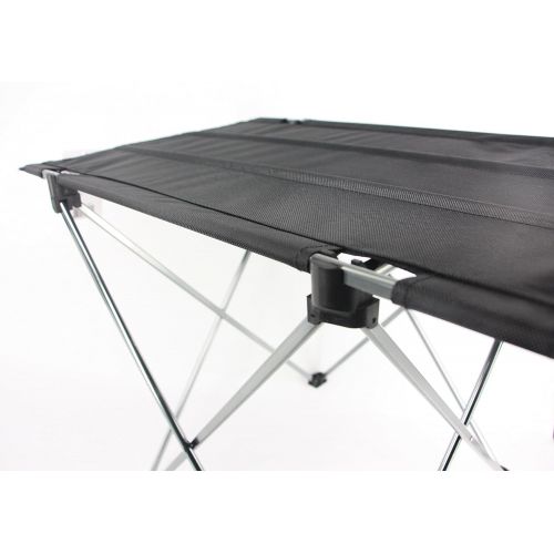 트렉 Trekology ASHVIEE Easy Table, Ultralight Camping Table, Portable Light Weight Folding for Outdoor Activities (BLACK)