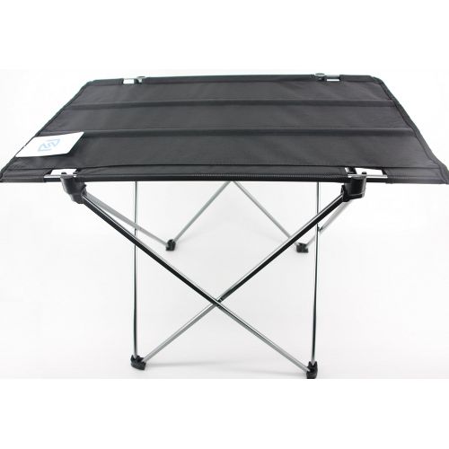 트렉 Trekology ASHVIEE Easy Table, Ultralight Camping Table, Portable Light Weight Folding for Outdoor Activities (BLACK)