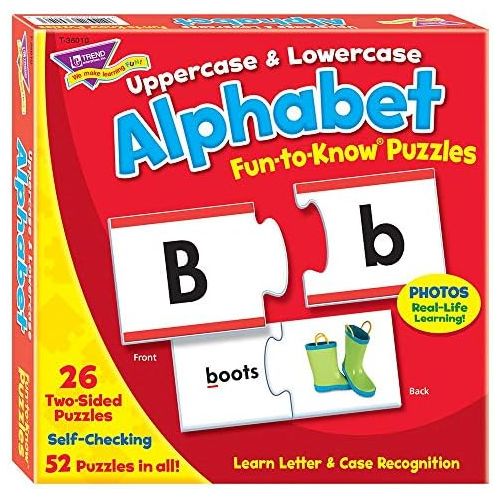  [아마존베스트]Fun-to-Know Puzzles: Uppercase & Lowercase Alphabet