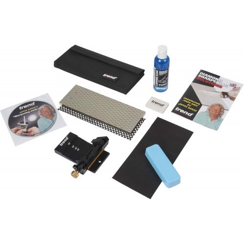  Trend DWSKITB Diamond Whetstone Honing and Polishing Kit, Silver