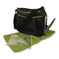 Trend Lab Ultimate Diaper Bag, Black/Avocado Green