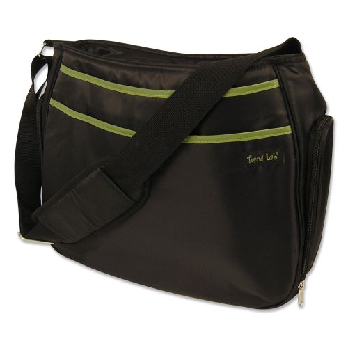  Trend Lab Ultimate Diaper Bag, Black/Avocado Green
