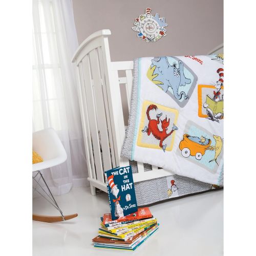  Trend Lab Dr. Seuss Friends 5Piece Crib Bedding Set