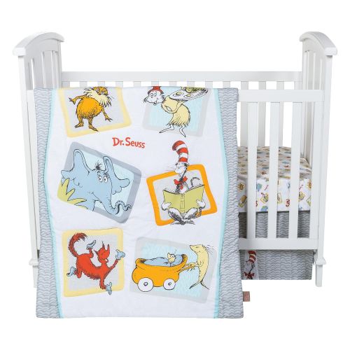  Trend Lab Dr. Seuss Friends 5Piece Crib Bedding Set