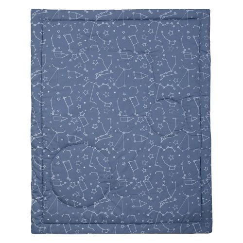  Trend Lab Galaxy 3 Piece Crib Bedding Set, Blue/Gray/Yellow