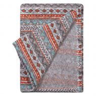Trend Lab Soft Receiving Deluxe Sweatshirt Knit Baby Blanket, Aztec