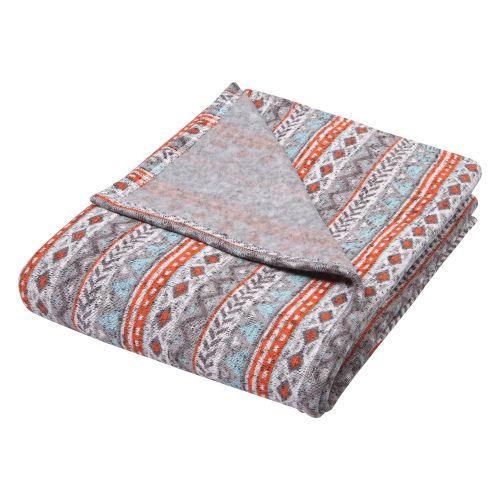  Trend Lab Soft Receiving Deluxe Sweatshirt Knit Baby Blanket, Aztec