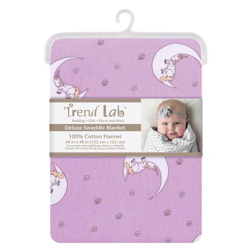  Trend Lab Unicorn Moon Jumbo Deluxe Flannel Swaddle Blanket