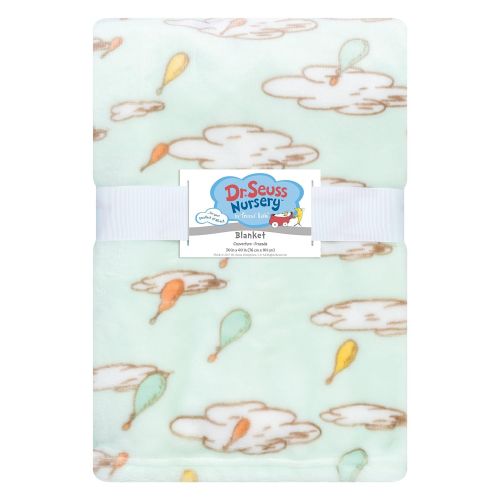  Trend Lab Plush Baby Blanket, Multi Dr. Seuss Oh The Places Youll Go!