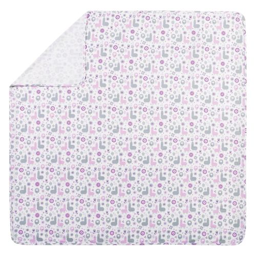  Trend Lab Llama Friends Jumbo Deluxe Flannel Swaddle Blanket