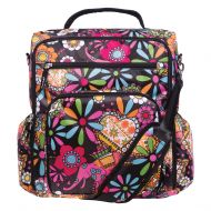 Trend Lab Bohemian Floral Convertible Backpack Diaper Bag