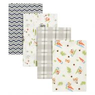 Trend Lab Woodsy Gnomes 4 Pack Flannel Blankets