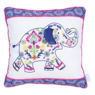 Trend Lab Waverly Santa Maria Henna Elephant Decorative Pillow
